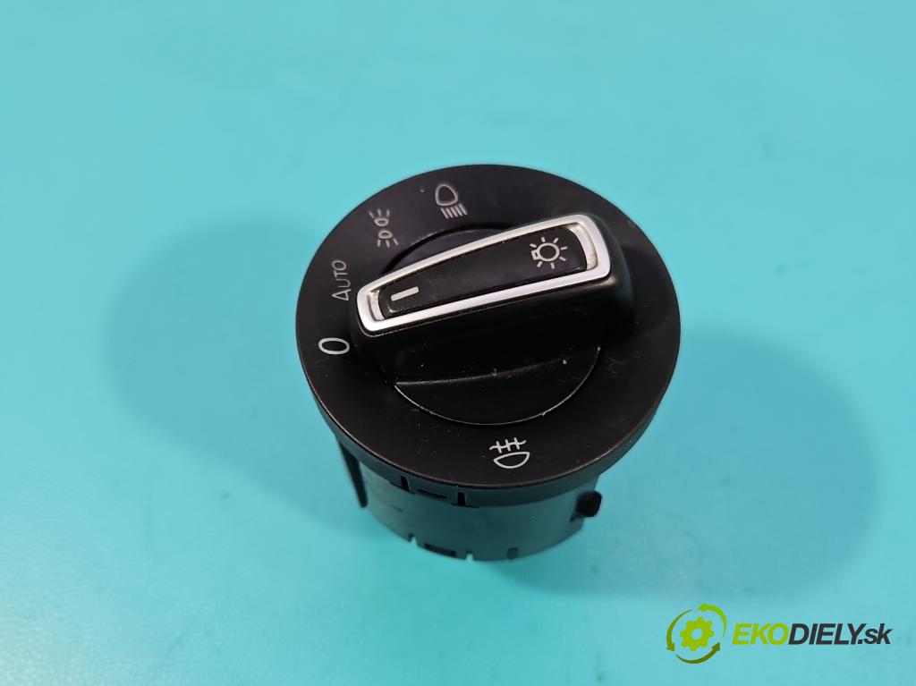 Vw Golf VII 2012-2020 1.6 tdi 105 HP manual 77 kW 1598 cm3 5- prepínač světla: na doska: 5G0941431BE