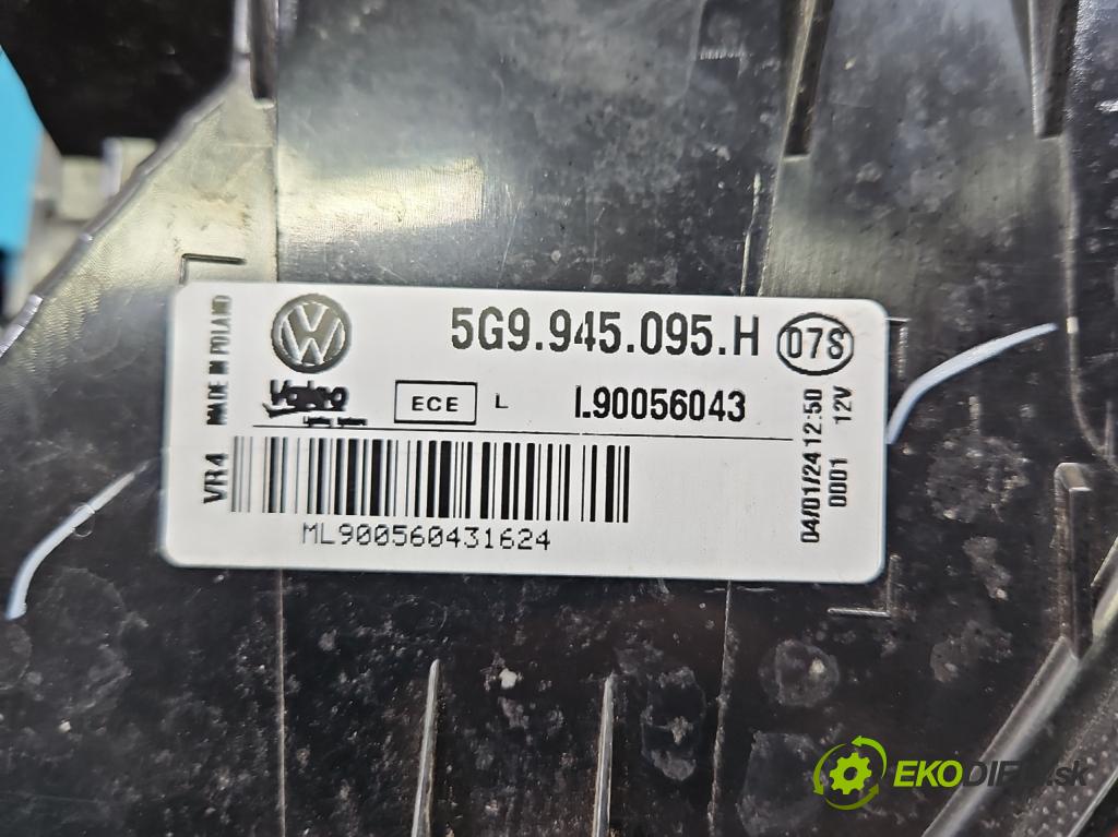 Vw Golf VII 2012-2020 1.6 tdi 105 HP manual 77 kW 1598 cm3 5- svetlo / reflektor zadné ľavé blatník 5G9945095H