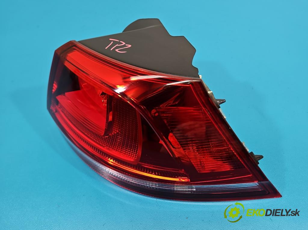 Vw Golf VII 2012-2020 1.6 tdi 105 HP manual 77 kW 1598 cm3 5- svetlo / reflektor zadné pravé 5G9945096H (Kľučka dverí ostatné)