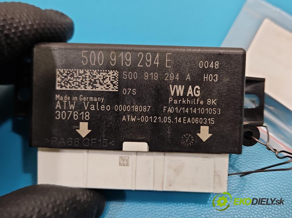 Vw Golf VII 2012-2020 1.6 tdi 105 HP manual 77 kW 1598 cm3 5- riadiaca jednotka parkovaní: 5Q0919294E
