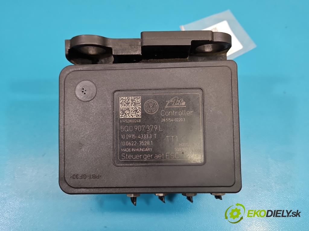 Vw Golf VII 2012-2020 1.6 tdi 105 HP manual 77 kW 1598 cm3 5- čerpadlo abs 5Q0907379L (Pumpa ABS)