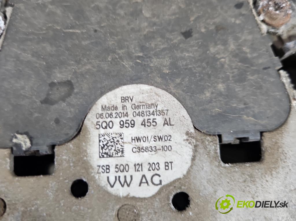Vw Golf VII 2012-2020 1.6 tdi 105 HP manual 77 kW 1598 cm3 5- Ventilátor chladiča 5Q0959455AL