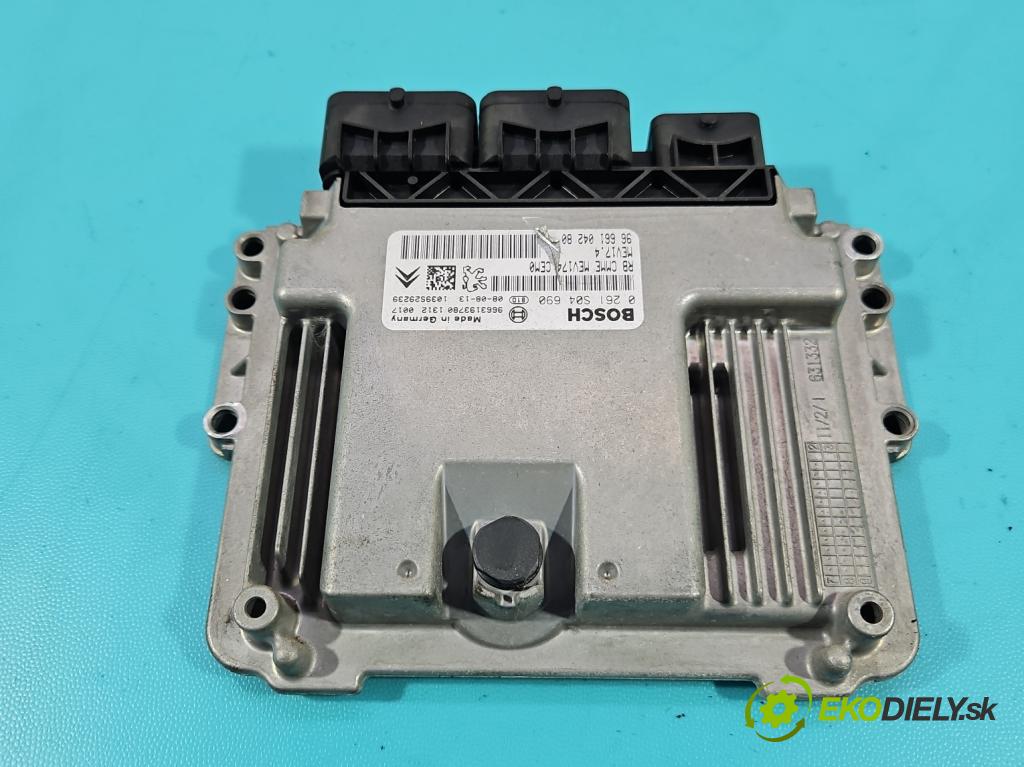 Citroen C4 Grand picasso I 2006-2013 1.6 16V 120 HP manual 88 kW 1598 cm3 5- riadiaca jednotka motora 0261S04690