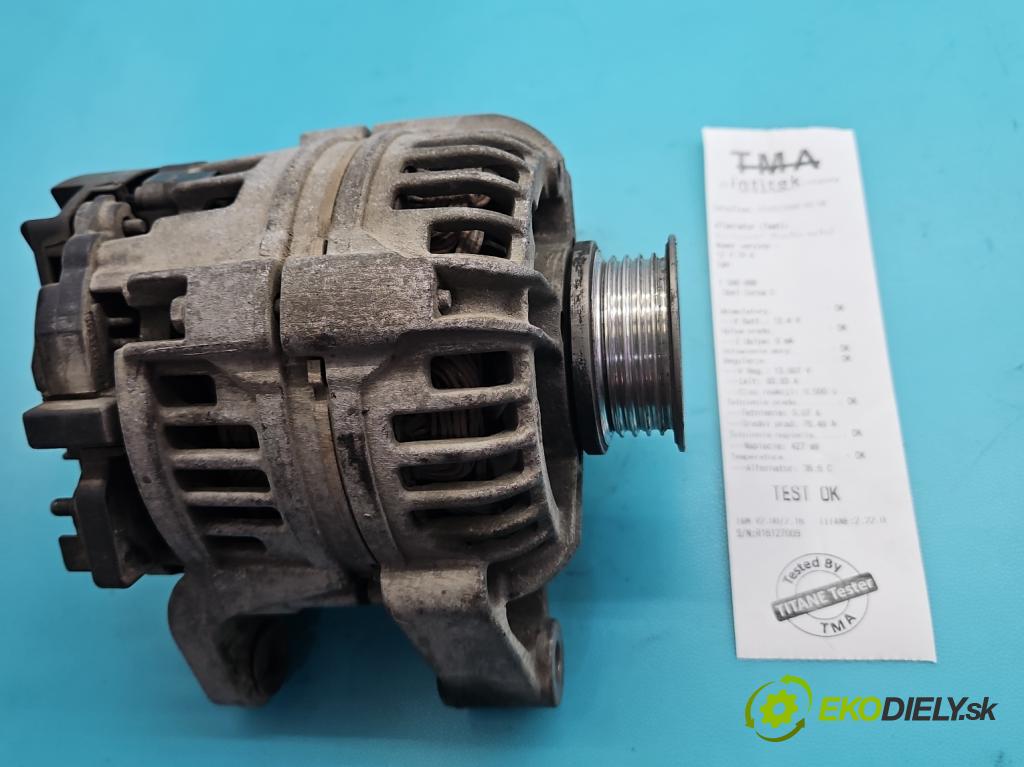 Opel Corsa C 2000-2006 1.0 12V 58 hp manual 43 kW 993 cm3 3- Alternator 0124225018 (Alternátor)