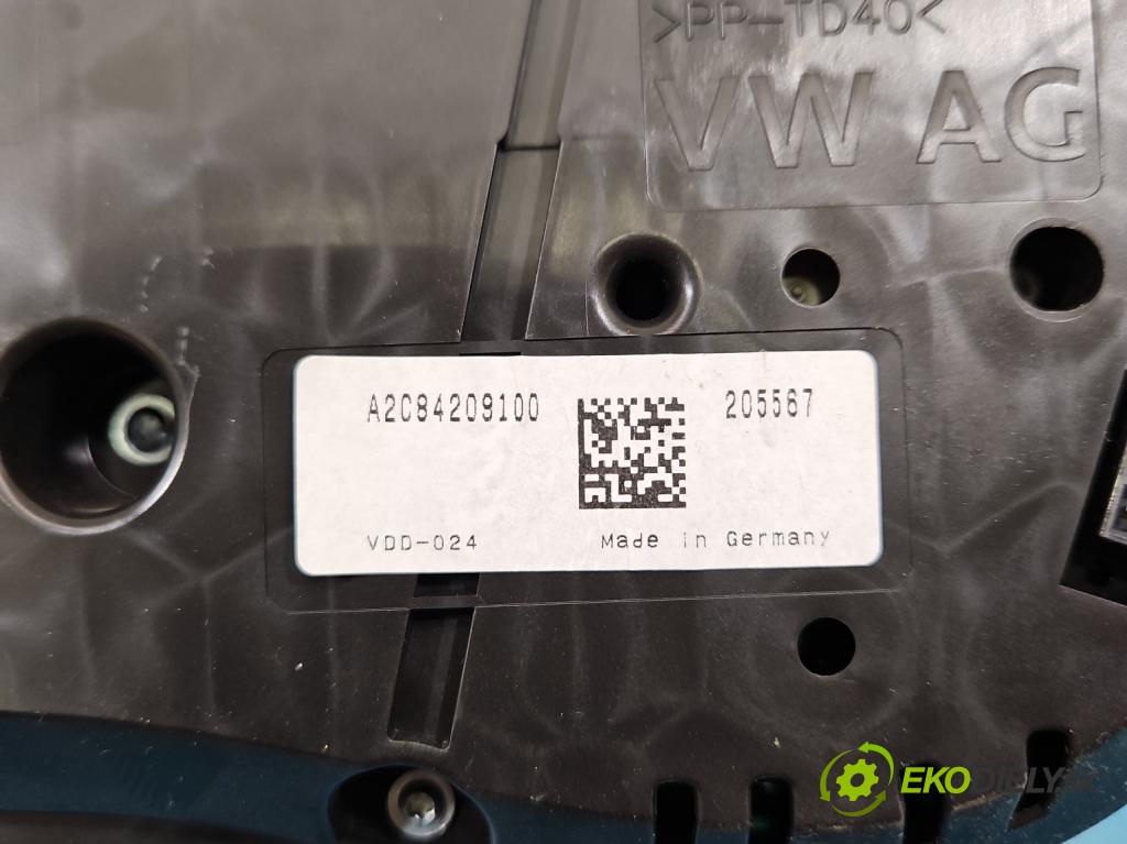 Audi A3 8V 2013-2020 1.8 TFSI 179KM automatic 132 kW 1798 cm3 4- prístrojovka/ budíky 8V0920960B (Prístrojová doska)