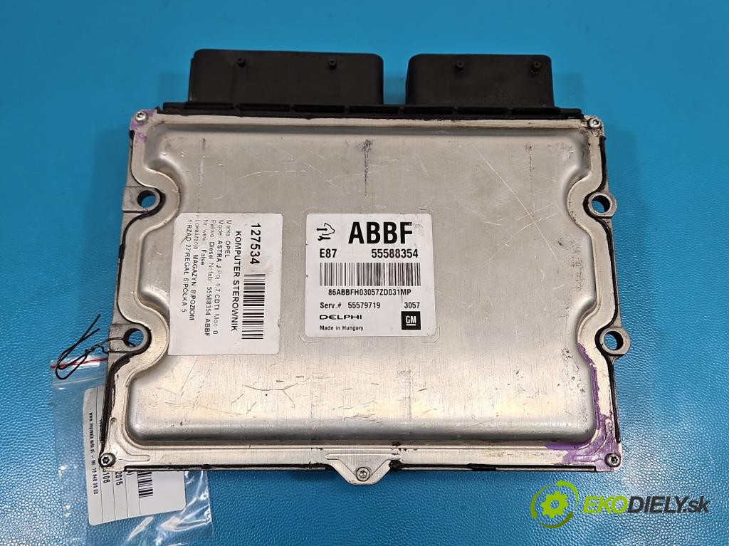 Opel Astra IV 2009-2015 1.7 cdti 110 HP manual 81 kW 1686 cm3 5- riadiaca jednotka motora 55588354