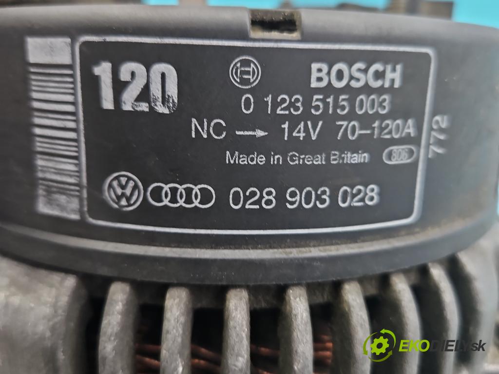 Vw Passat B5 1995-2005 1.9 tdi 110 hp manual 81 kW 1896 cm3 5- Alternator 028903028 (Alternátor)