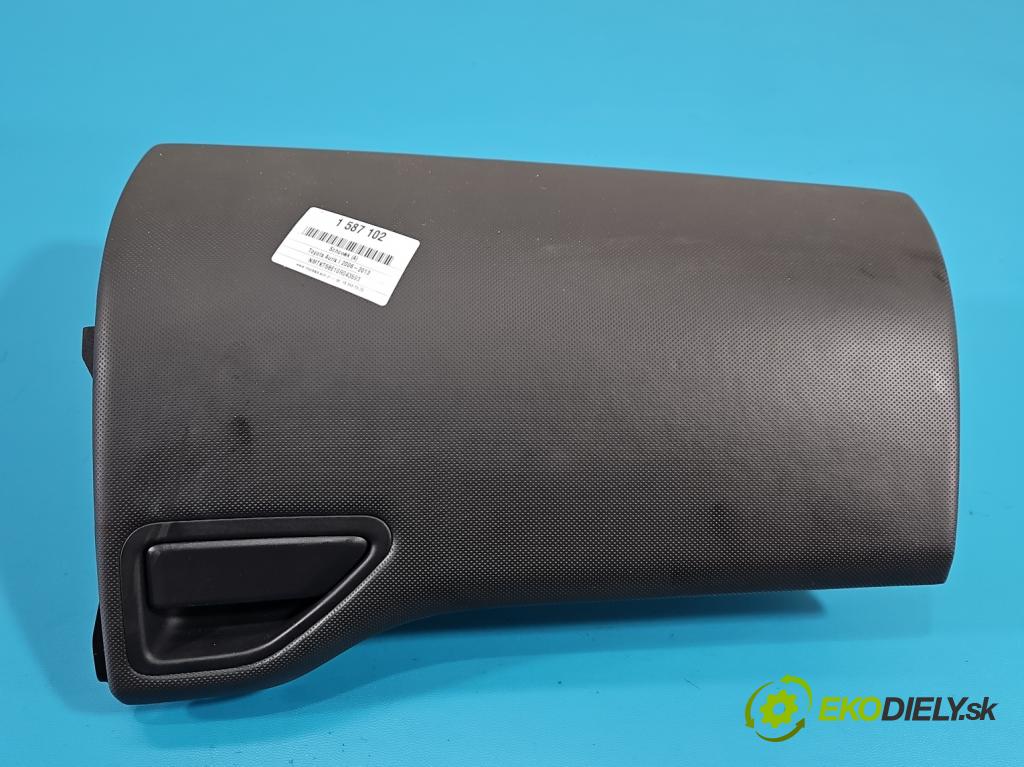 Toyota Auris I 2006-2013 1.3 16V 99 HP manual 73 kW 1329 cm3 5- kastlík 55437-02160