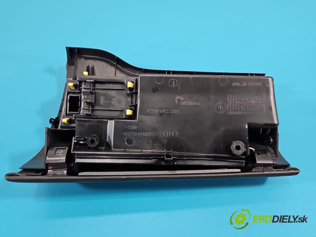 Toyota Auris I 2006-2013 1.3 16V 99 HP manual 73 kW 1329 cm3 5- kastlík 55437-02160