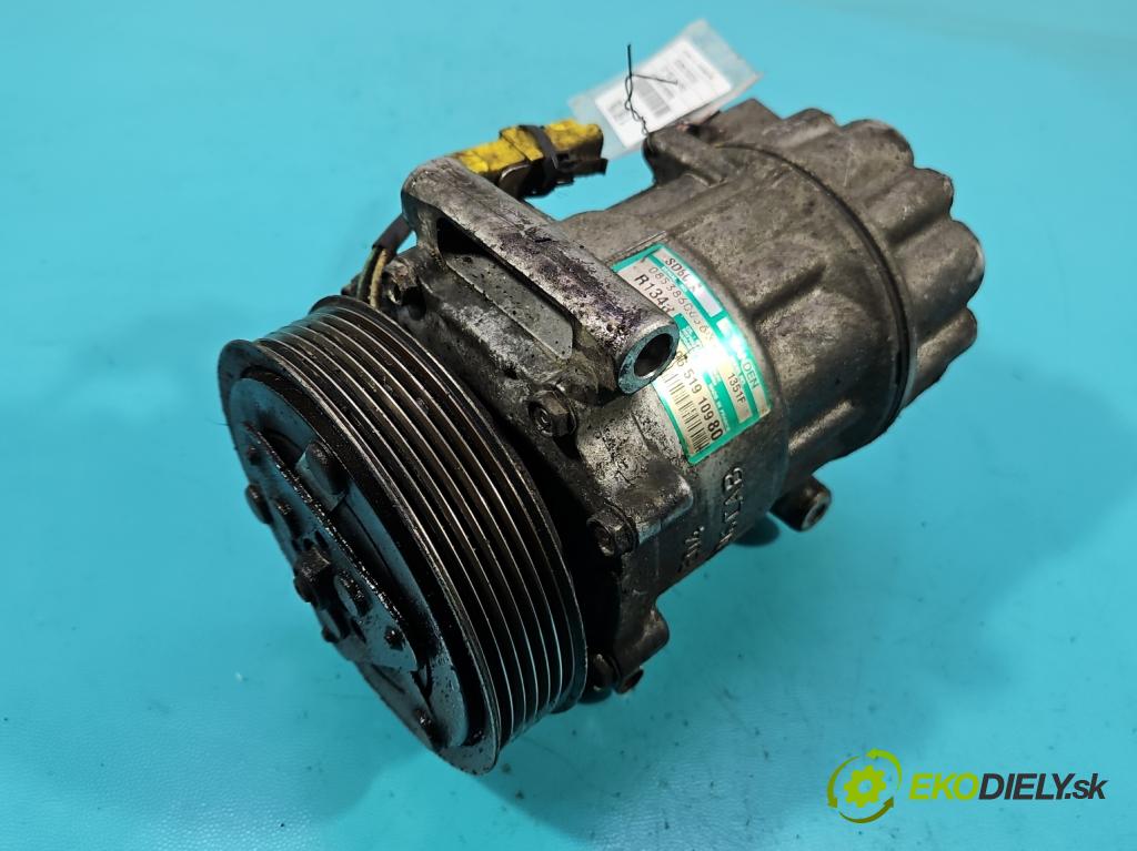 Citroen C4 I 2004-2011 1.4 16V 88 HP manual 65 kW 1360 cm3 5- Kompresor: klimatizácie 9651910980 (Kompresor klimatizácie)
