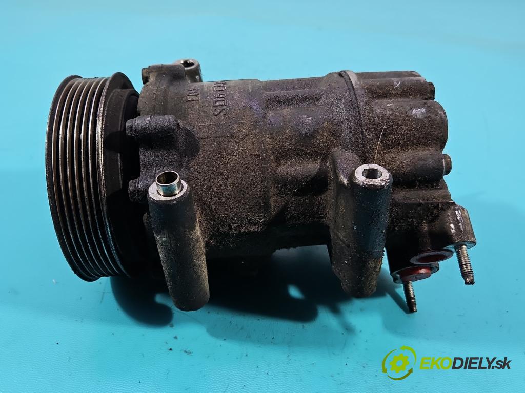 Citroen C4 I 2004-2011 1.4 16V 88 HP manual 65 kW 1360 cm3 5- Kompresor: klimatizácie 9651910980 (Kompresor klimatizácie)