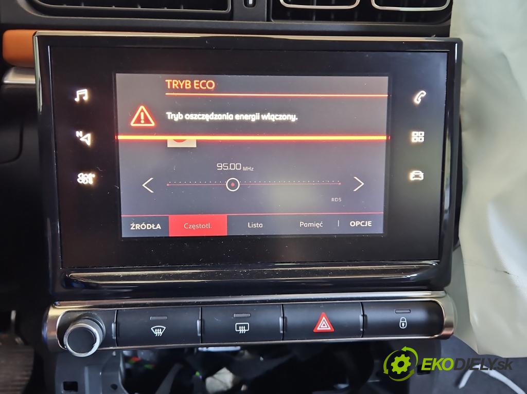 Citroen C3 III 2016-2024 1.2 12V 82 hp manual 60 kW 1199 cm3 5- displej 982429858000 (Přístrojová deska)