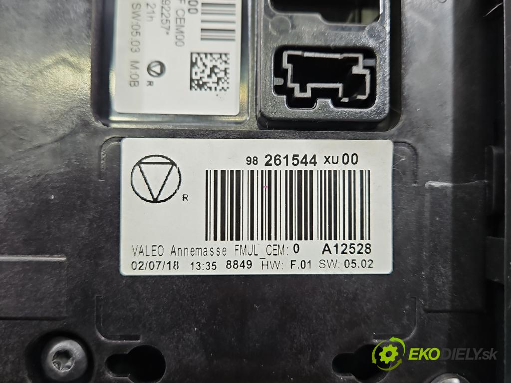 Citroen C3 III 2016-2024 1.2 12V 82 HP manual 60 kW 1199 cm3 5- Zobrazit: 982429858000 (Prístrojová doska)