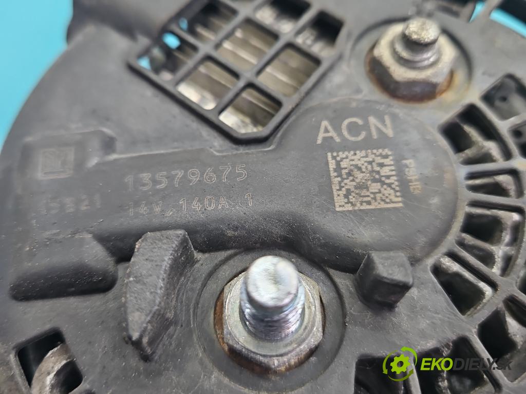 Opel Astra IV 2009-2015 1.7 cdti 110 HP manual 81 kW 1686 cm3 5- Alternator 13579675 (Alternátor)