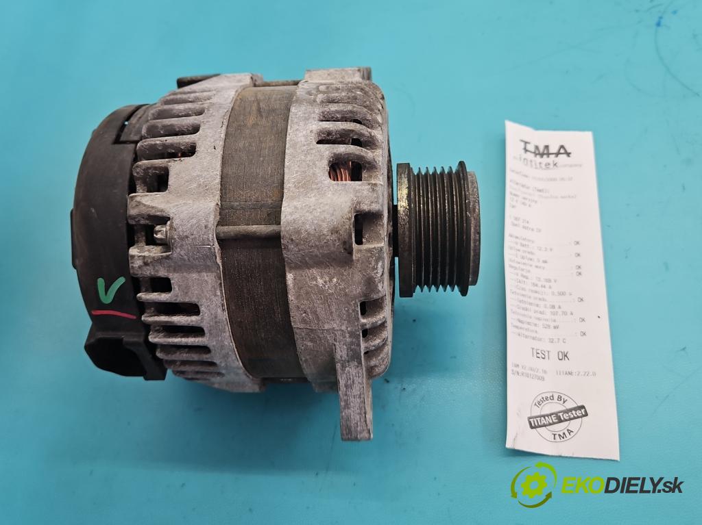 Opel Astra IV 2009-2015 1.7 cdti 110 hp manual 81 kW 1686 cm3 5- Alternator 13579675 (Alternátor)
