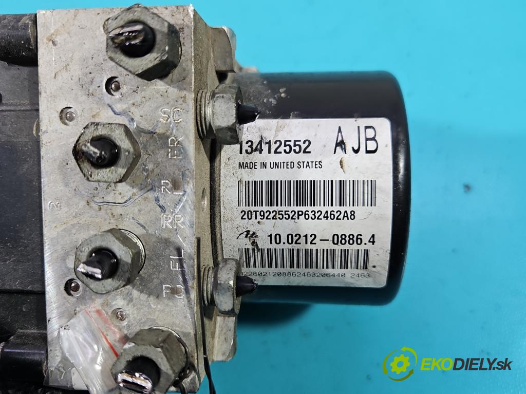 Opel Astra IV 2009-2015 1.7 cdti 110 HP manual 81 kW 1686 cm3 5- čerpadlo abs 13412552 (Pumpa ABS)