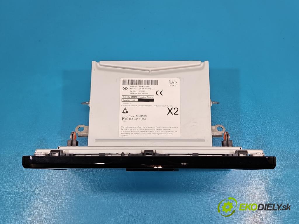 Toyota Corolla E21 2019- 1.8 16V 98 HP automatic 72 kW 1798 cm3 4- Radio originál 86140-02M81