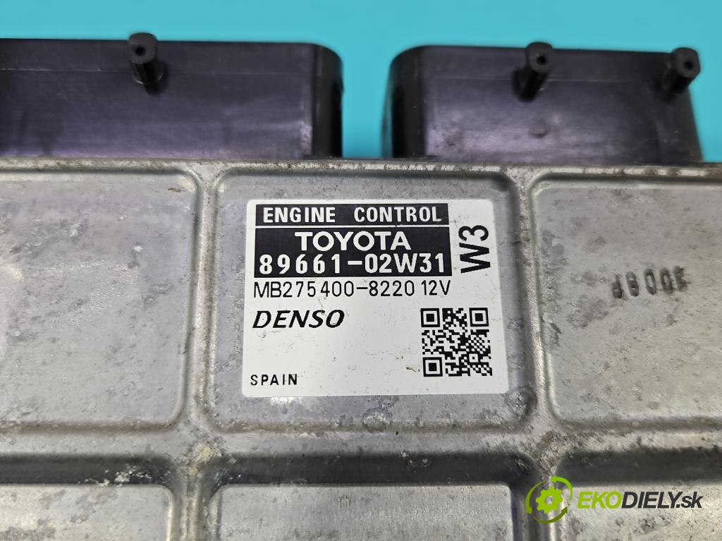 Toyota Auris I 2006-2013 1.3 16V 99 HP manual 73 kW 1329 cm3 5- riadiaca jednotka motora 89661-02W31