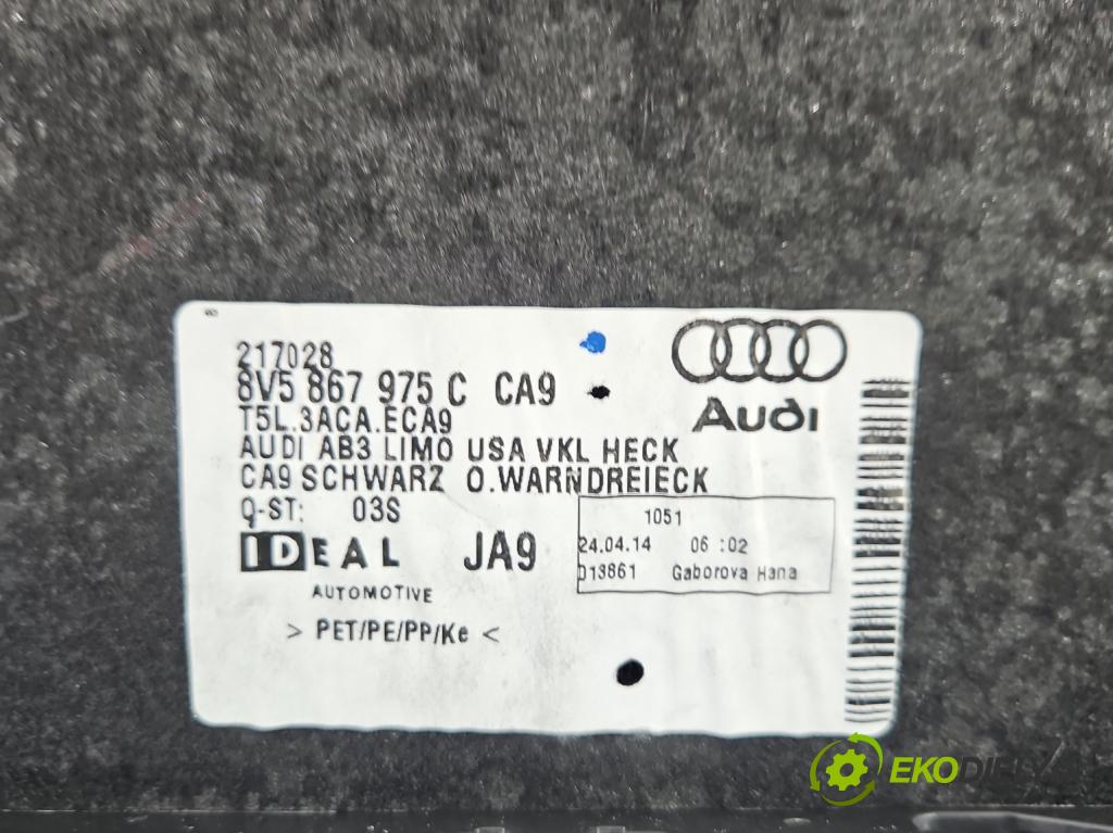 Audi A3 8V 2013-2020 1.8 TFSI 179KM automatic 132 kW 1798 cm3 4- Čalounictví: kufrové dvere 8V5867975C
