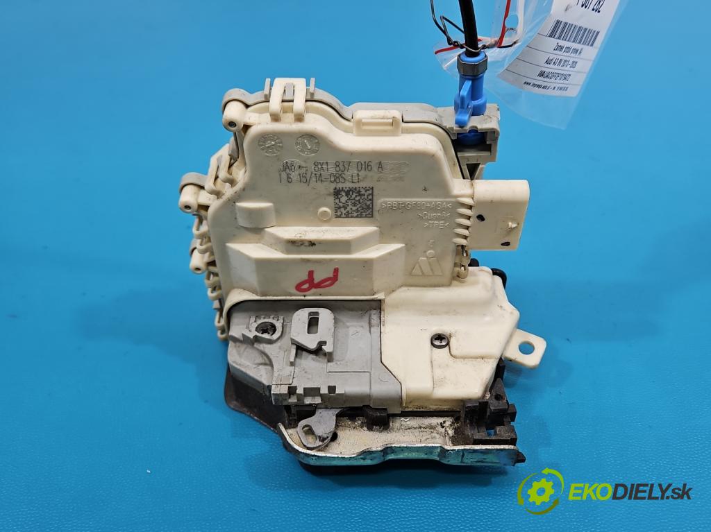 Audi A3 8V 2013-2020 1.8 TFSI 179KM automatic 132 kW 1798 cm3 4- zámok predné pravý 8X1837016A