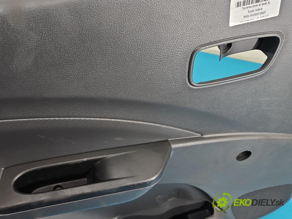 Suzuki Celerio 1.0 12V 68 HP manual 50 kW 998 cm3 5- Čalounictví: dvere zadné ľavé 83744-76M0L