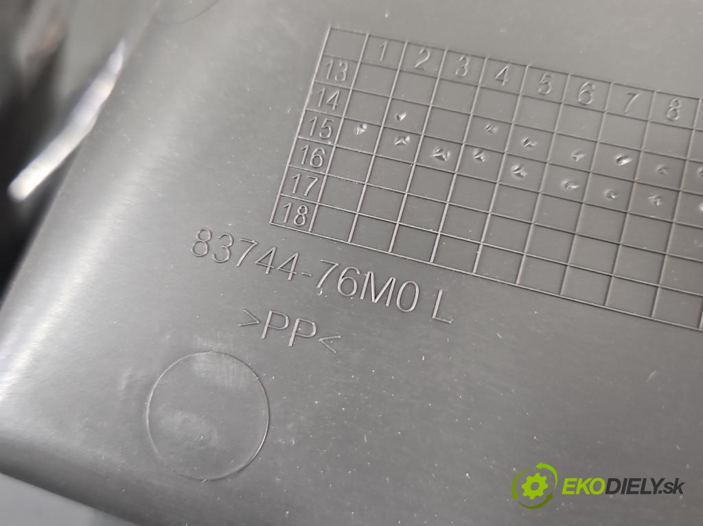 Suzuki Celerio 1.0 12V 68 HP manual 50 kW 998 cm3 5- Čalounictví: dvere zadné ľavé 83744-76M0L