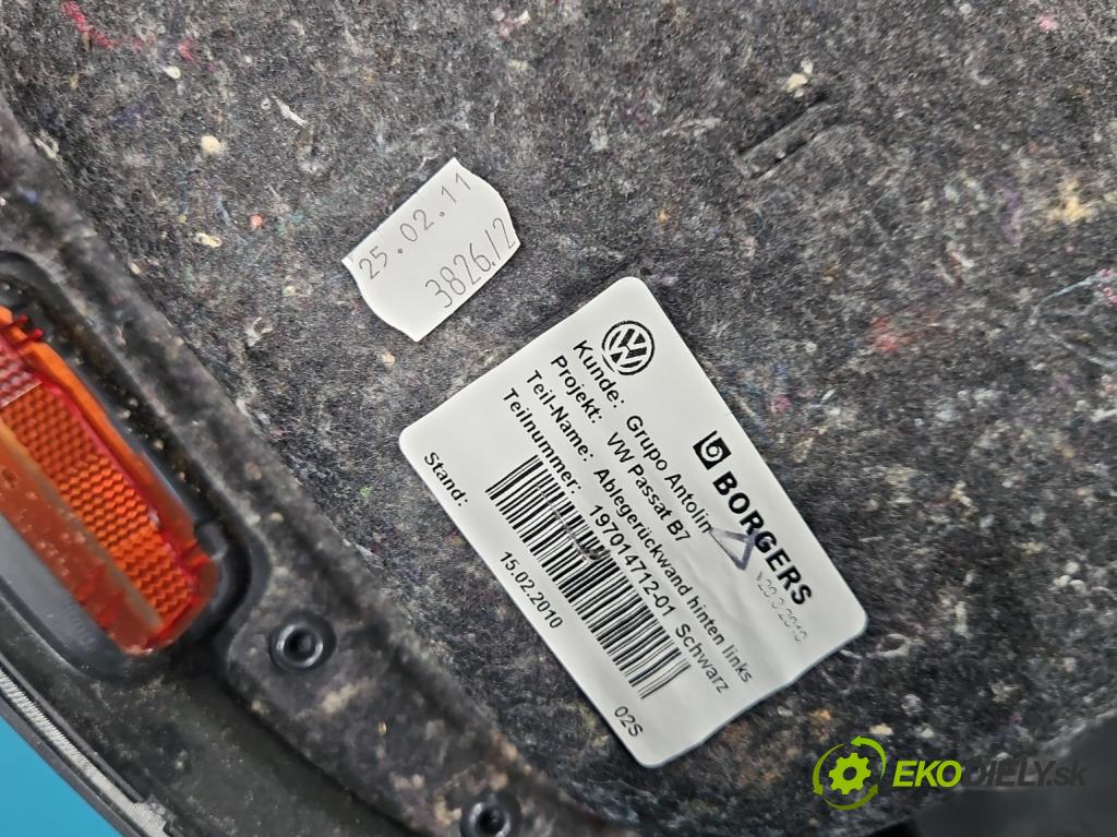 Vw Passat B7 2010-2014 2.0 tdi 140 HP automatic 103 kW 1968 cm3 5- sedačke: komplet