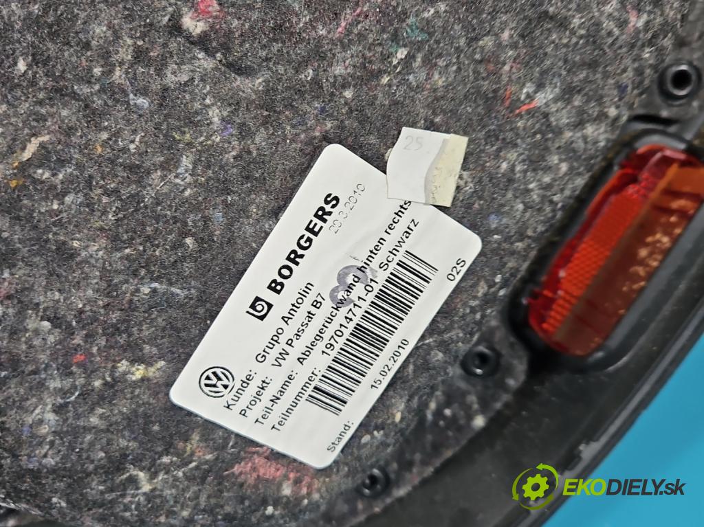 Vw Passat B7 2010-2014 2.0 tdi 140 HP automatic 103 kW 1968 cm3 5- sedačke: komplet