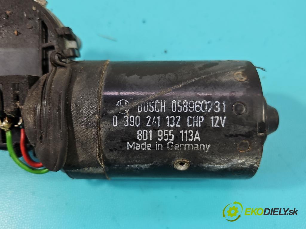 Audi A4 B5 1994-2001 1.8 20V 125 HP manual 92 kW 1781 cm3 4- motor stieračov predné 8D1955113A