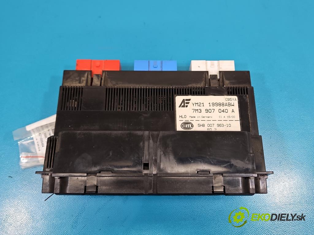 Vw Sharan I 1995-2010 1.9 tdi 116 HP manual 85 kW 1896 cm3 5- panel kúrenia 7M3907040A