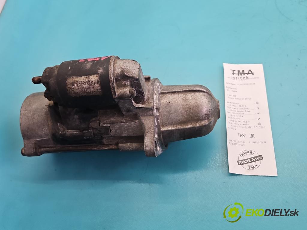 Subaru Forester IV SJ 2012-2018 2.0 D BOXER EE20 147 hp automatic 108 kW 1998 cm3 5- startér: M002T89171 (Startér)