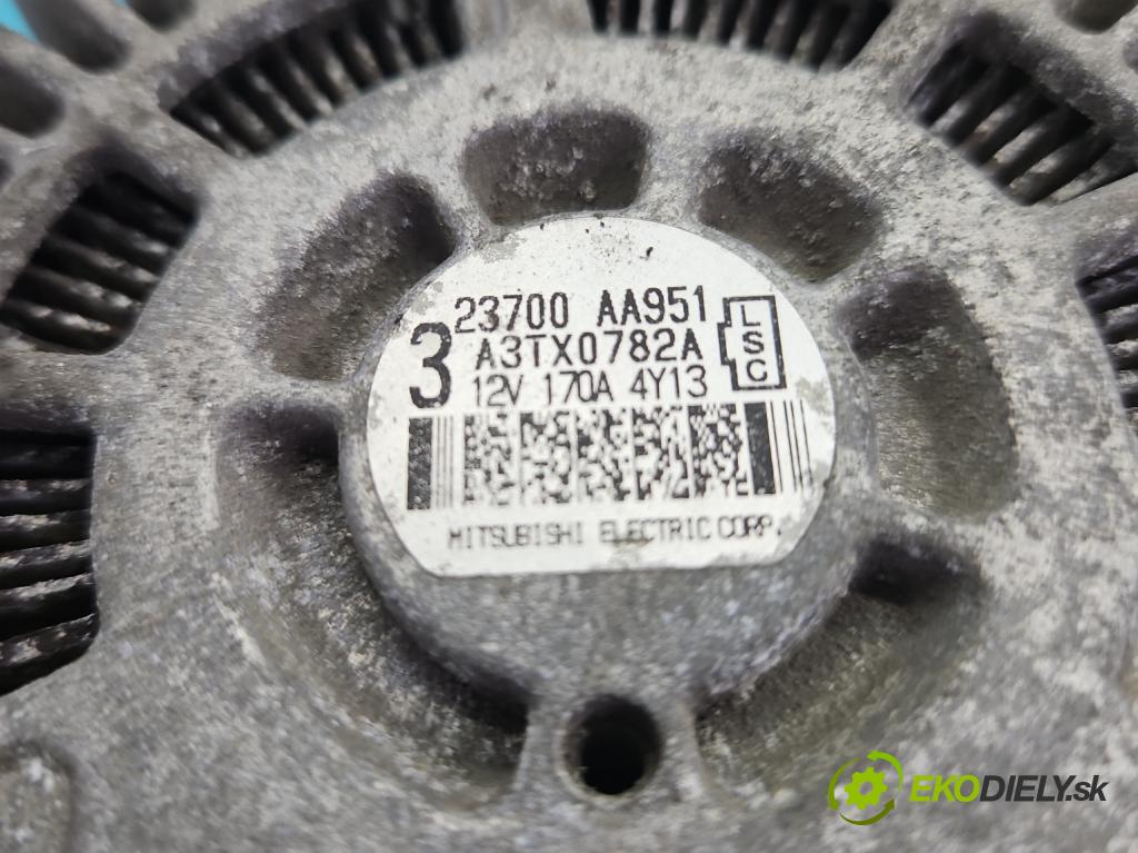 Subaru Forester IV SJ 2012-2018 2.0 D BOXER 147 hp automatic 108 kW 1998 cm3 5- Alternator 23700AA951 (Alternátor)