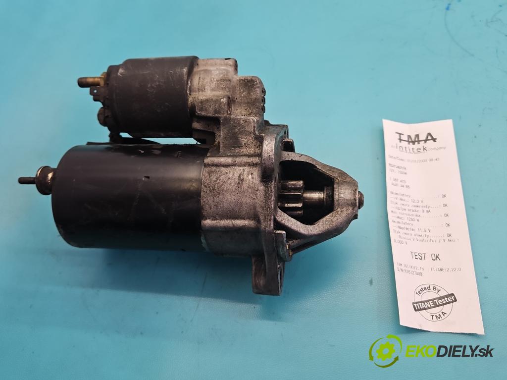 Audi A4 B5 1994-2001 1.8 20V 125 hp manual 92 kW 1781 cm3 4- startér: 058911023B (Startér)