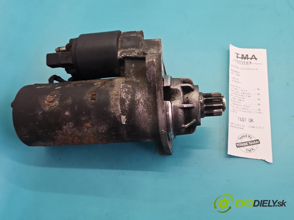 Vw Sharan I 1995-2010 1.9 tdi 116 hp manual 85 kW 1896 cm3 5- startér:  (Startér)