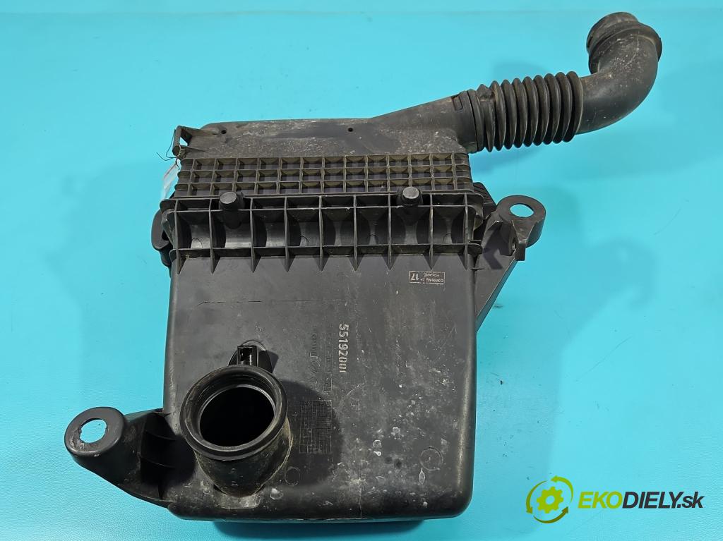 Fiat Panda II 2003-2012 1.2 8V 60 HP manual 44 kW 1242 cm3 5- obal filtra vzduchu 55192000 (Obal vzduchového filtra)