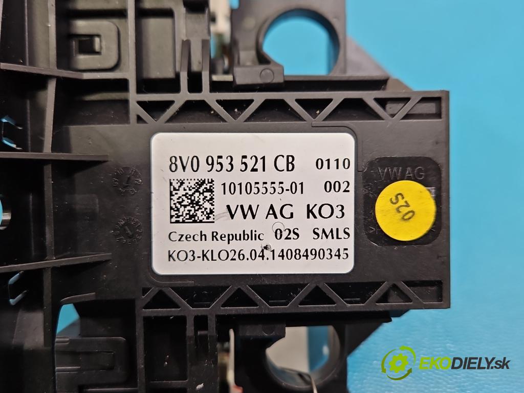 Audi A3 8V 2013-2020 1.8 TFSI 179KM automatic 132 kW 1798 cm3 4- prepínač komplex: 8V0953521CB (Prepínacie páčky pod volantom)