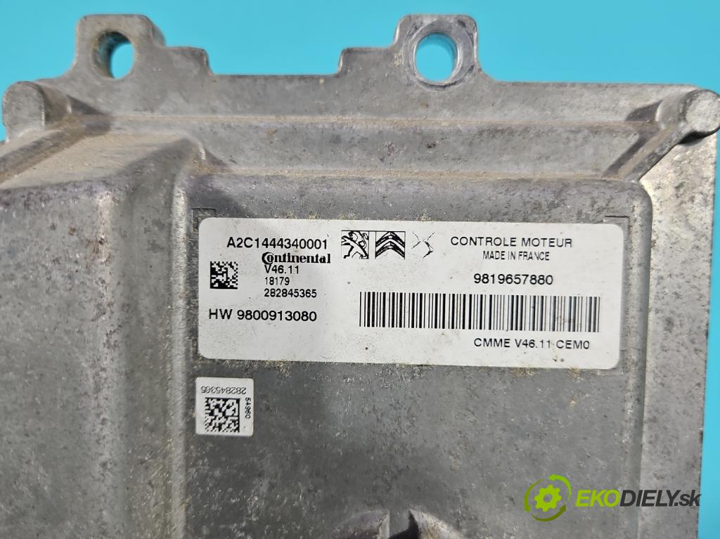 Citroen C3 III 2016-2024 1.2 12V 82 HP manual 60 kW 1199 cm3 5- riadiaca jednotka motora 9800913080