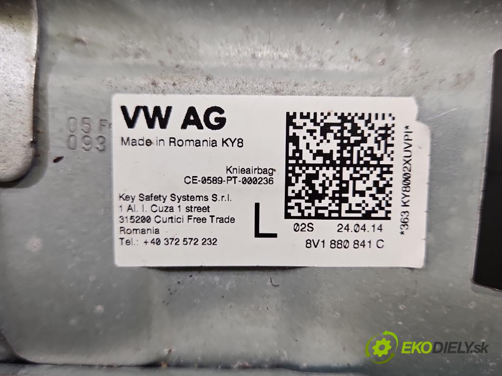 Audi A3 8V 2013-2020 1.8 TFSI 179KM automatic 132 kW 1798 cm3 4- airbag vzduch: 8V1880841C