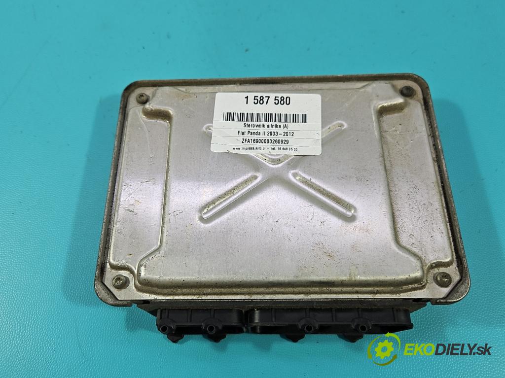 Fiat Panda II 2003-2012 1.2 8V 60 HP manual 44 kW 1242 cm3 5- riadiaca jednotka motora 55196261