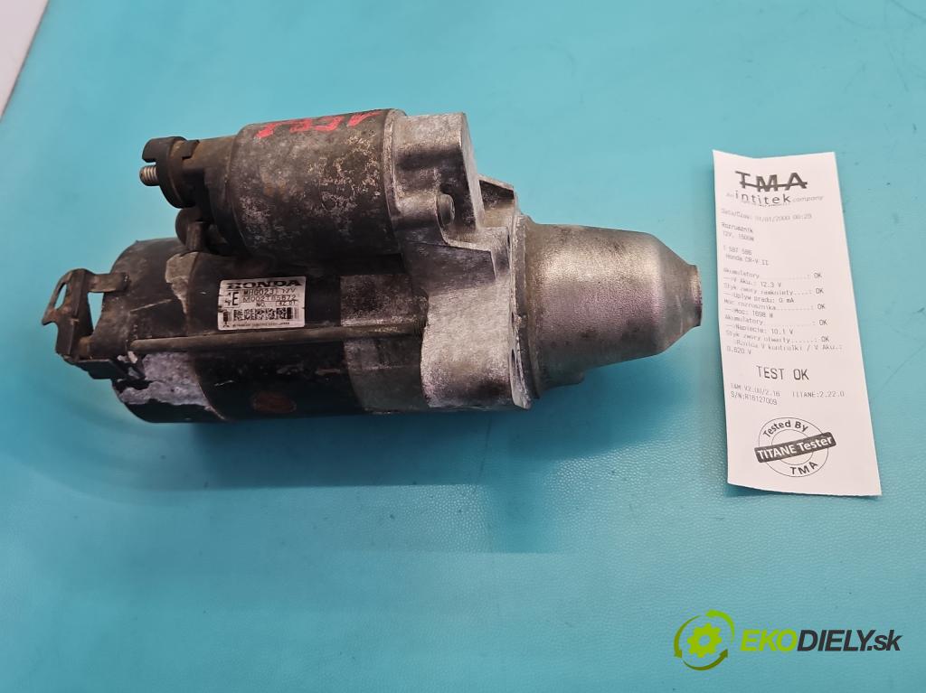Honda CR-V II 2001-2006 2.2 CTDi: N22A2 140 hp manual 103 kW 2204 cm3 5- startér: M002T85672 (Startér)