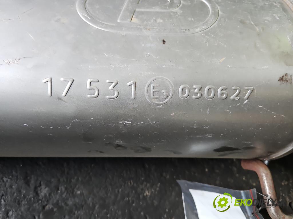 Opel Corsa C 2000-2006 1.0 12V 58 hp manual 43 kW 973 cm3 5- Tlumič: