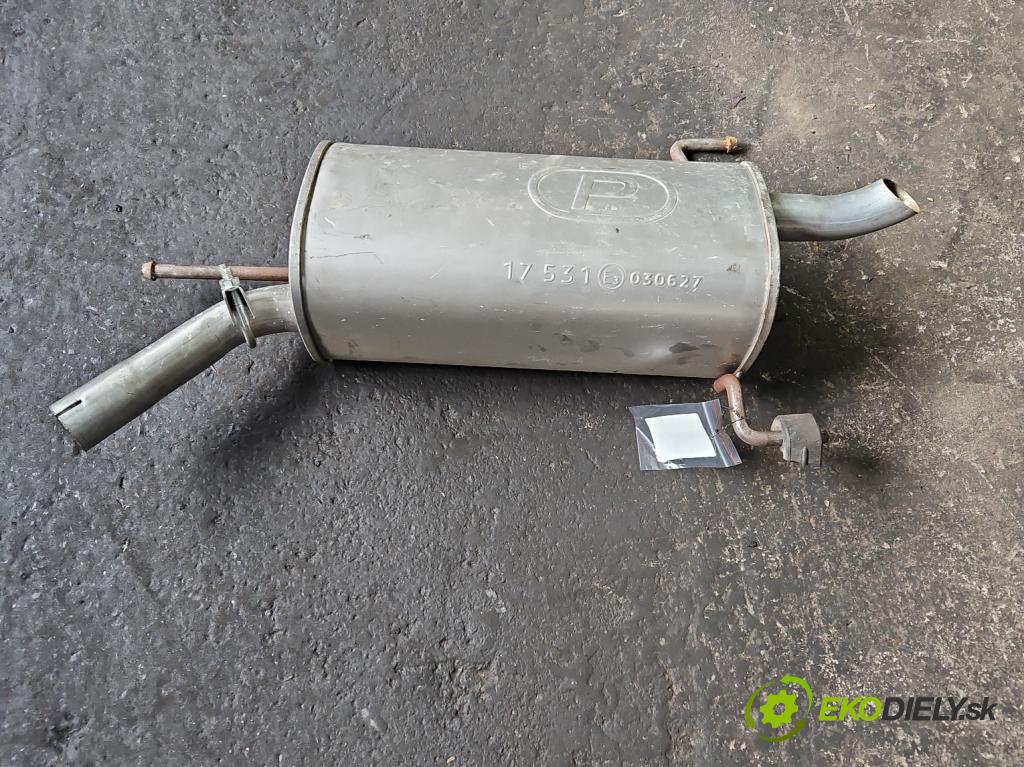 Opel Corsa C 2000-2006 1.0 12V 58 hp manual 43 kW 973 cm3 5- Tlumič: