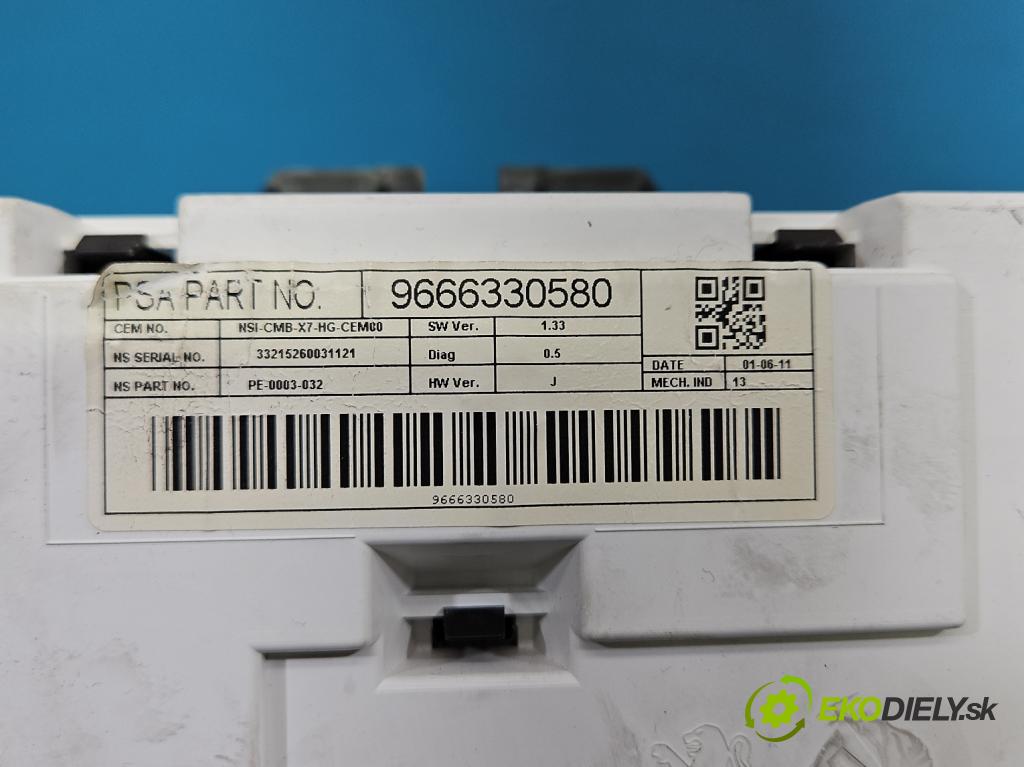 Citroen C5 II 2008-2017 2.0 hdi 140 HP manual 103 kW 1997 cm3 5- prístrojovka/ budíky 9666330580 (Prístrojová doska)