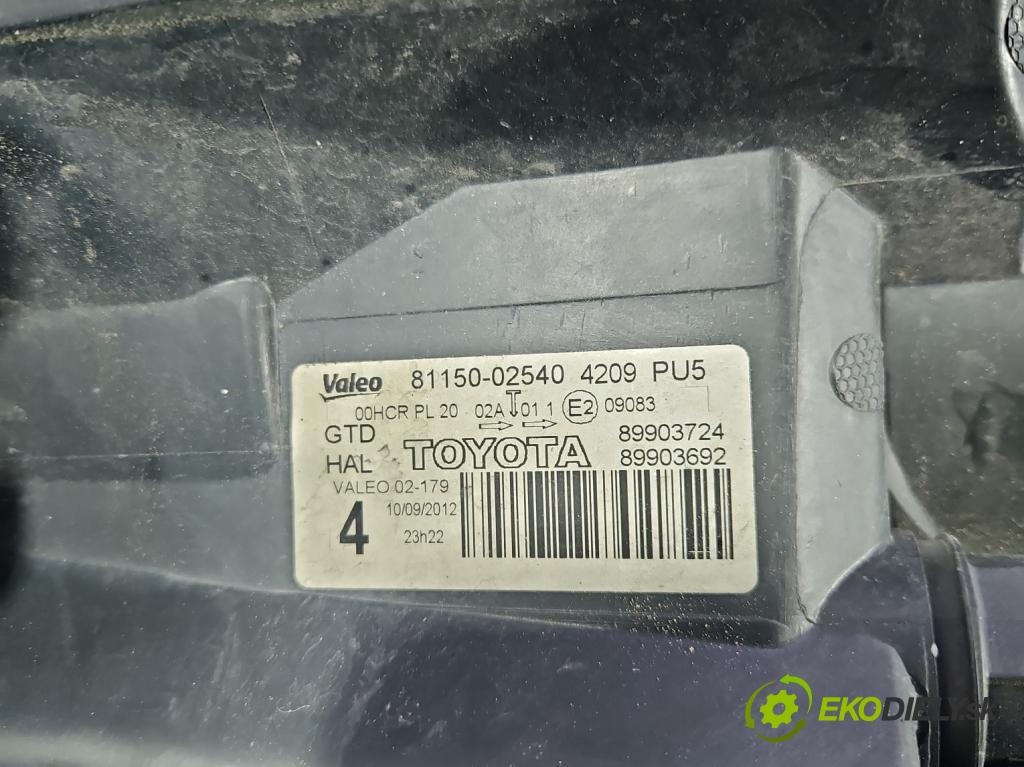Toyota Auris I 2006-2013 1.3 16V 99 hp manual 73 kW 1329 cm3 5- světlo levý 89903724 (Klika dveří ostatní)