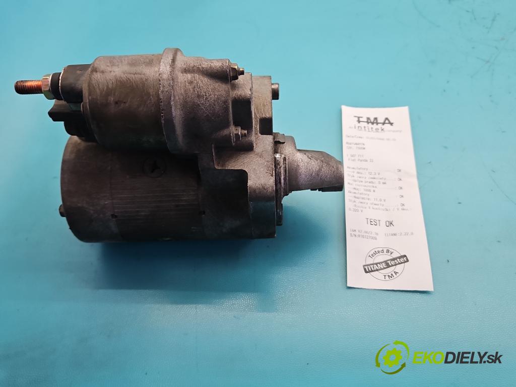 Fiat Panda II 2003-2012 1.2 8V 60 hp manual 44 kW 1242 cm3 5- startér: 63102022 (Startér)