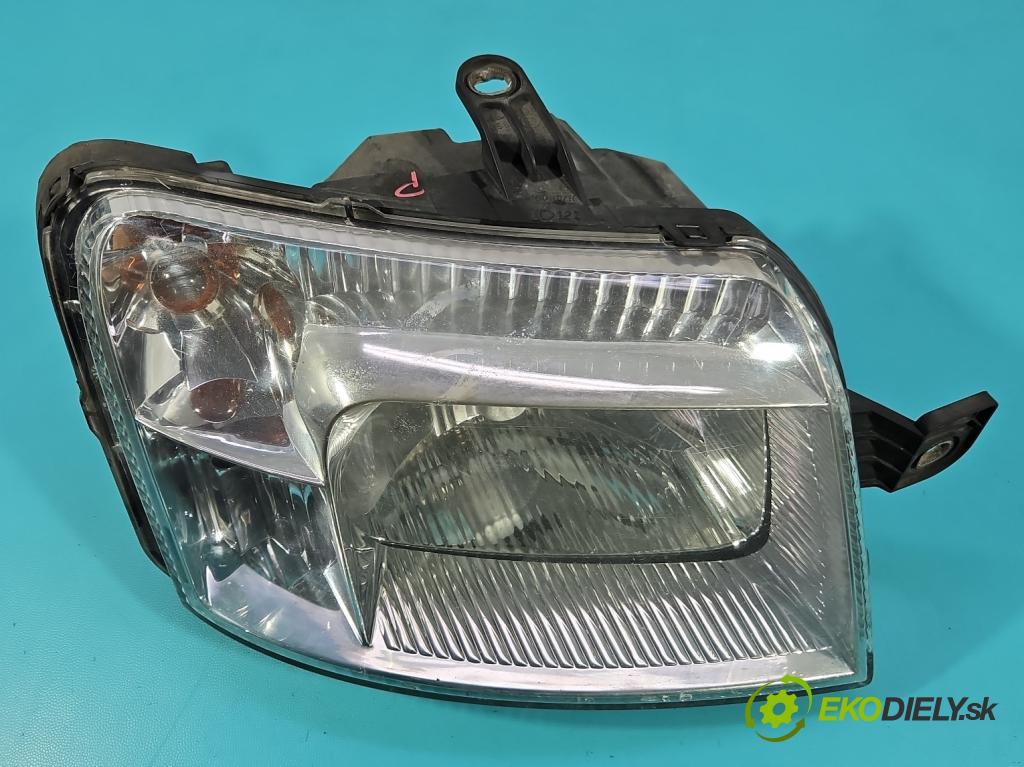 Fiat Panda II 2003-2012 1.2 8V 60 HP manual 44 kW 1242 cm3 5- Reflektor: pravý  (Svetlo predné pravé)