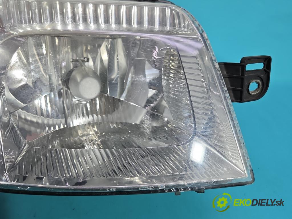 Fiat Panda II 2003-2012 1.2 8V 60 HP manual 44 kW 1242 cm3 5- Reflektor: pravý  (Svetlo predné pravé)