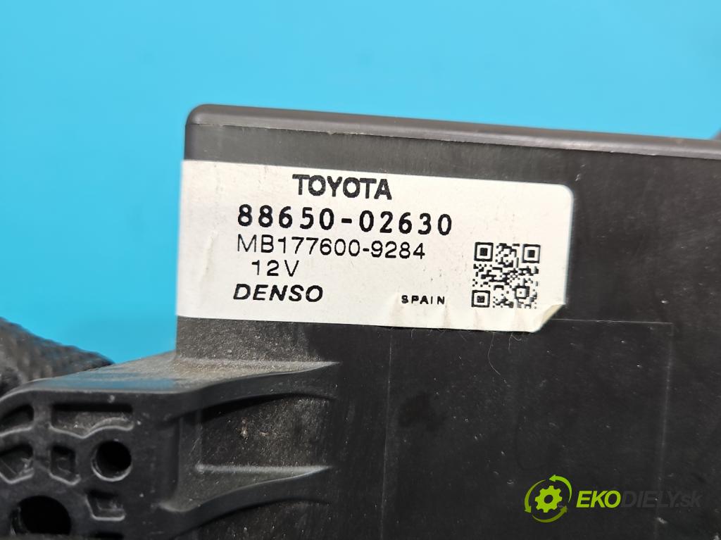 Toyota Auris I 2006-2013 1.3 16V 99 HP manual 73 kW 1329 cm3 5- riadiaca jednotka ostatné 88650-02630