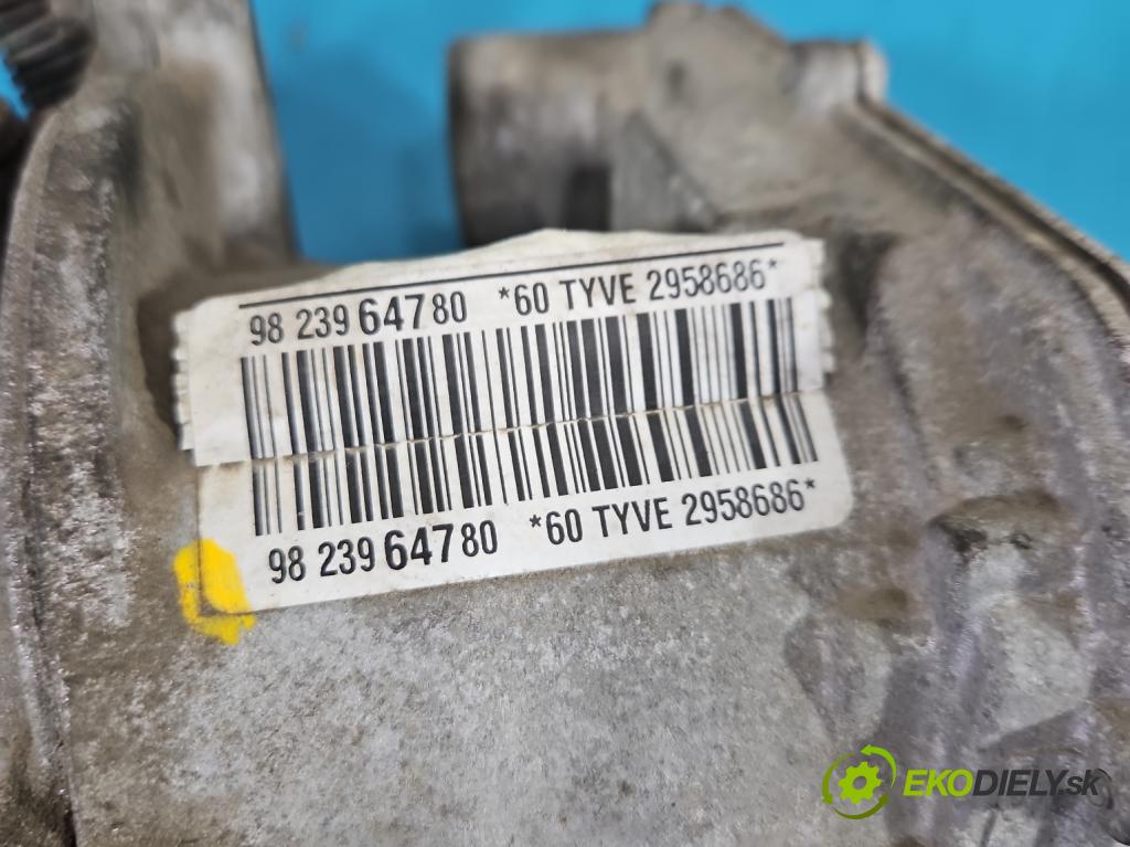 Citroen C3 III 2016-2024 1.2 12V 82 HP manual 60 kW 1199 cm3 5- Ozubené kolo: volant 9823964780