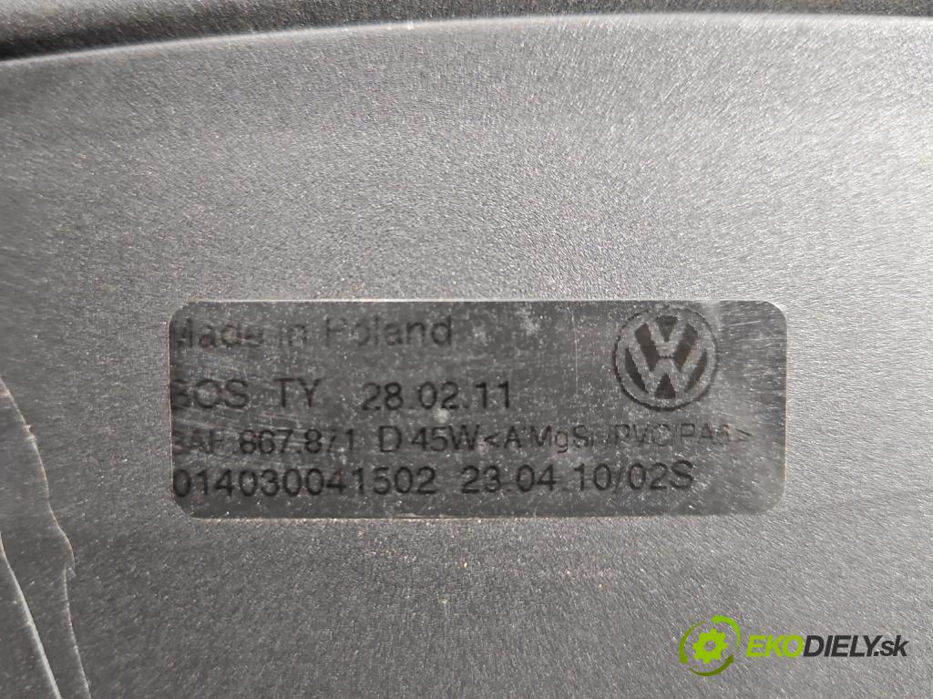 Vw Passat B7 2010-2014 2.0 tdi 140 hp automatic 103 kW 1968 cm3 5- roleta 3AF867871D (Roleta zavazadlového prostoru)